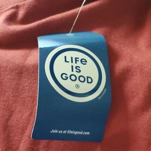 Life is Good Crusher Tee Graphic "Be The Love" V-neck SS Sz XXL T-shirt - Picture 9 of 11
